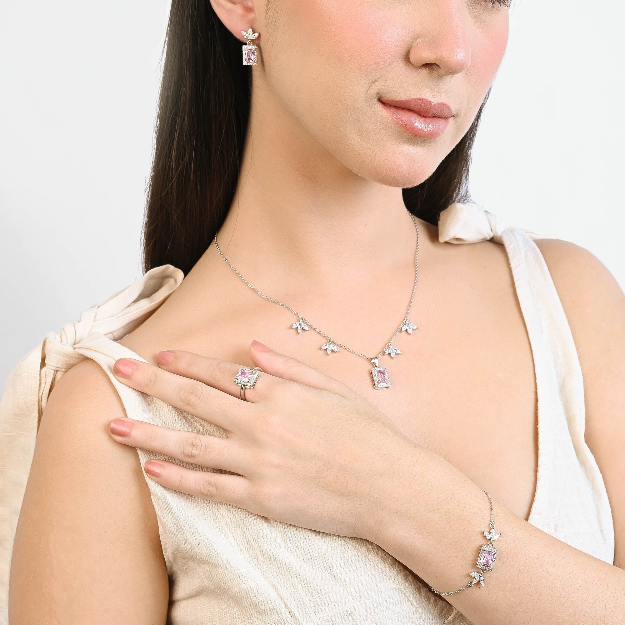 Aurora Gemstone Jewellery Set