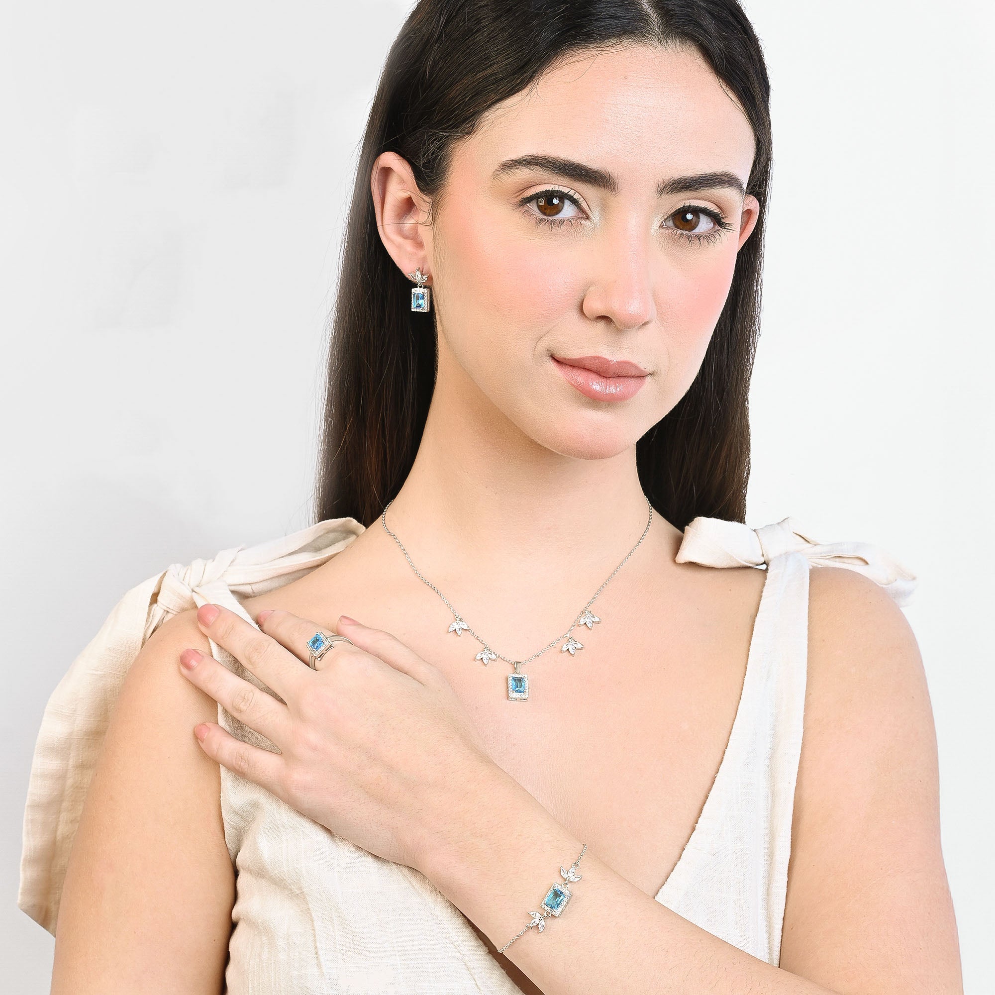 Aurora Gemstone Jewellery Set