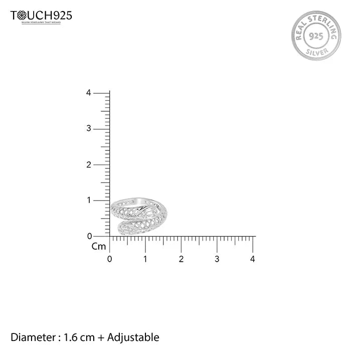 Lattice Luxe Ring - Touch925