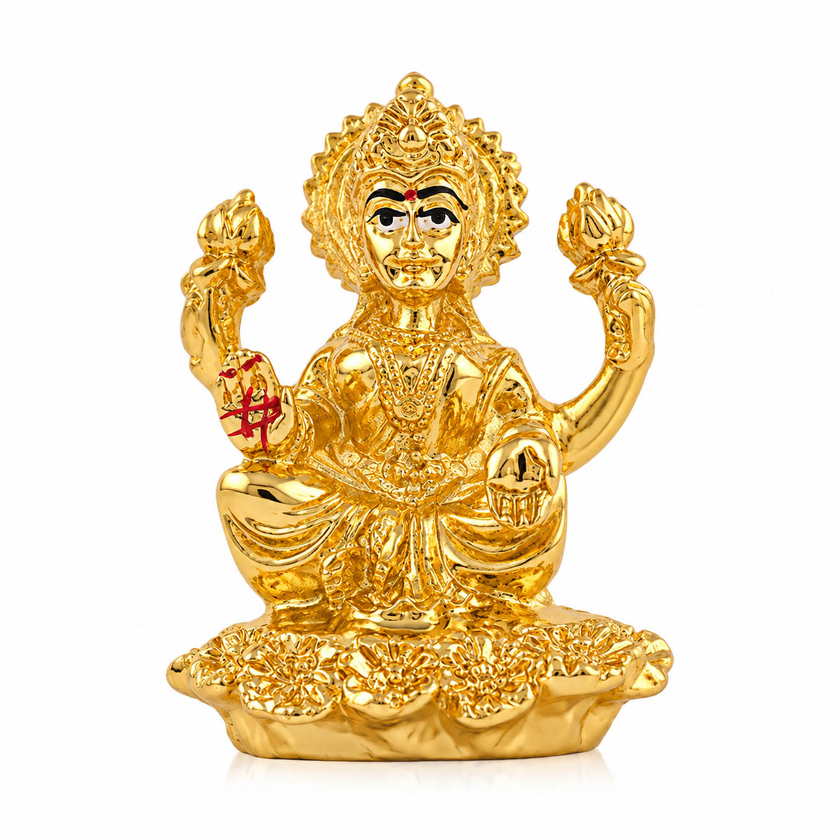 999 Silver Plated Laxmi Kamal Idol
