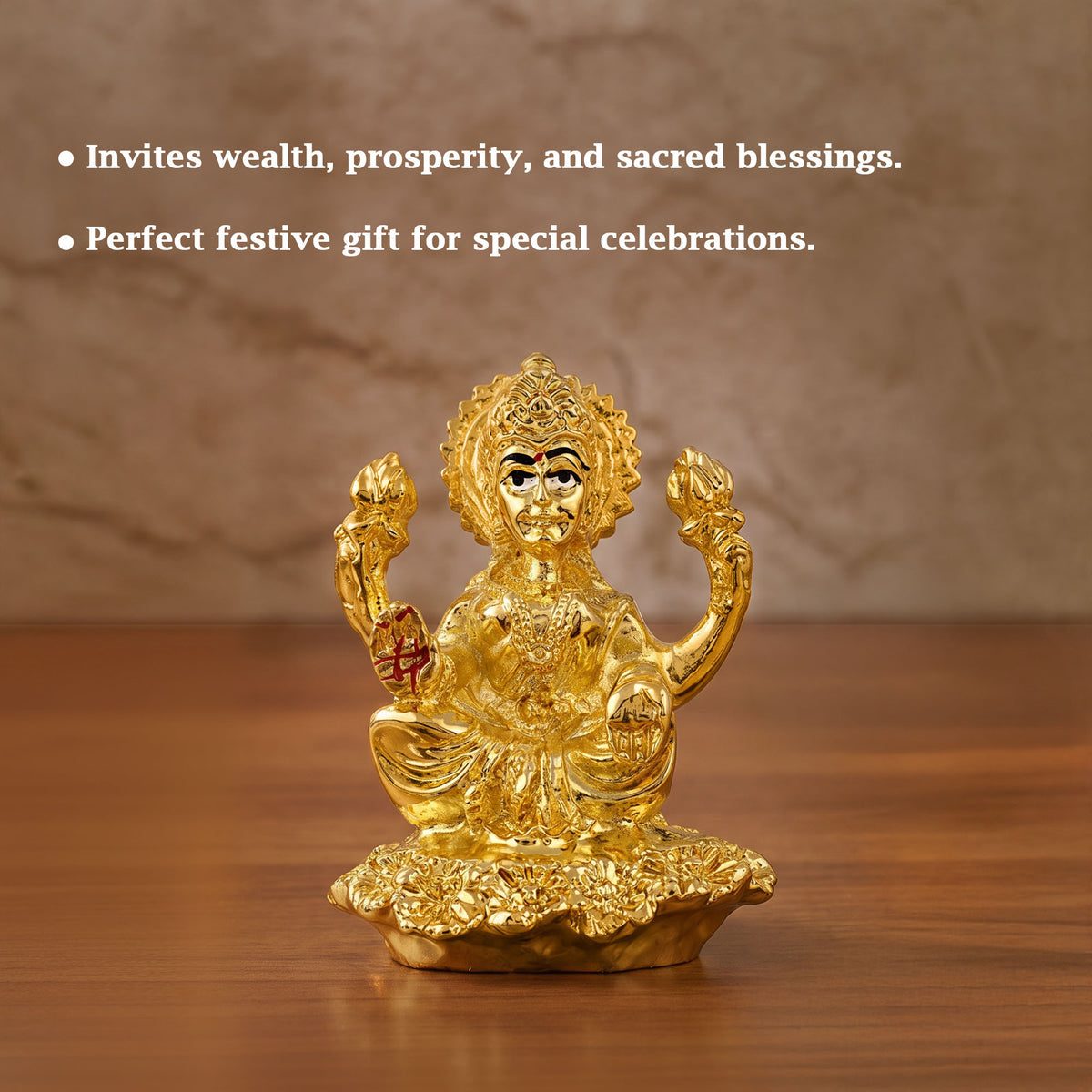 999 Silver Plated Laxmi Kamal Idol