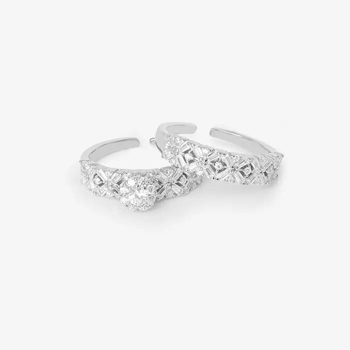 Luminous Harmony Stack Rings