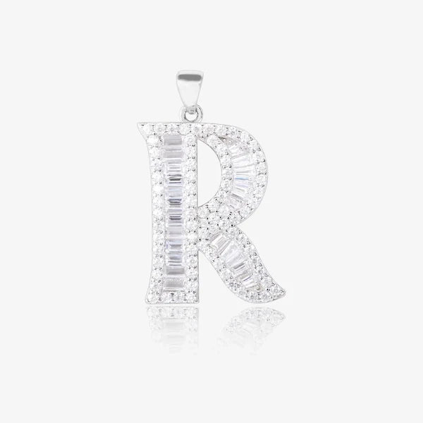 Alphabet R Unisex Locket