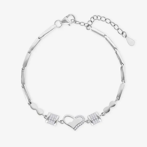 Aurora Heart Silver bracelet