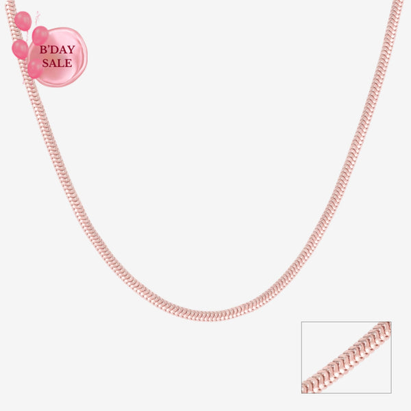 Rose Gold Fox Tail Chain - Touch925