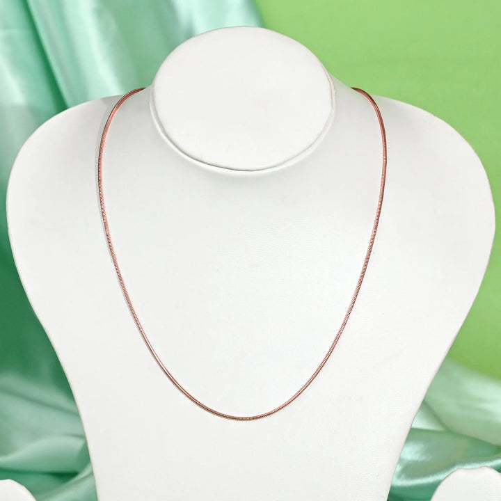 Rose Gold Fox Tail Chain - Touch925