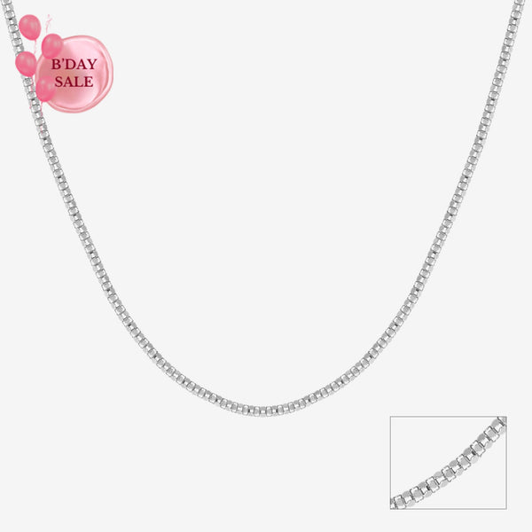Chic Curb Silver Chain - Touch925