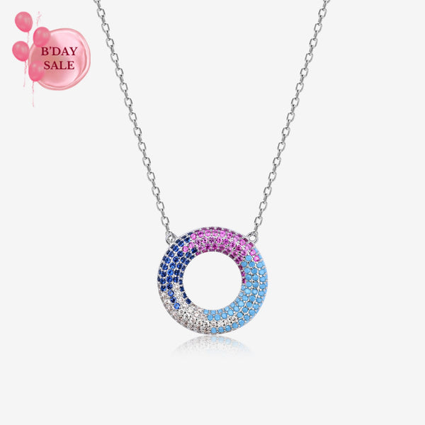 Circular Radiance Necklace - Touch925