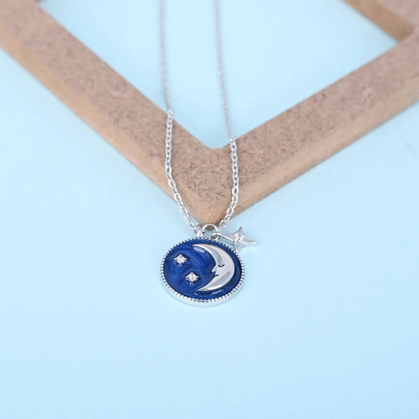 Sapphire Moon Necklace