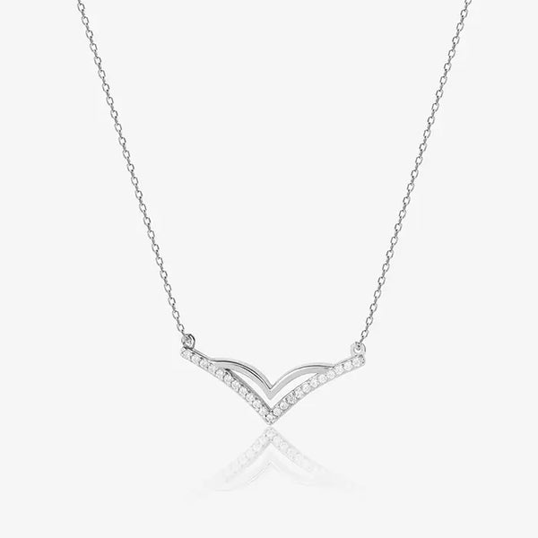 Sleek Elegance V Neckline Chain Locket