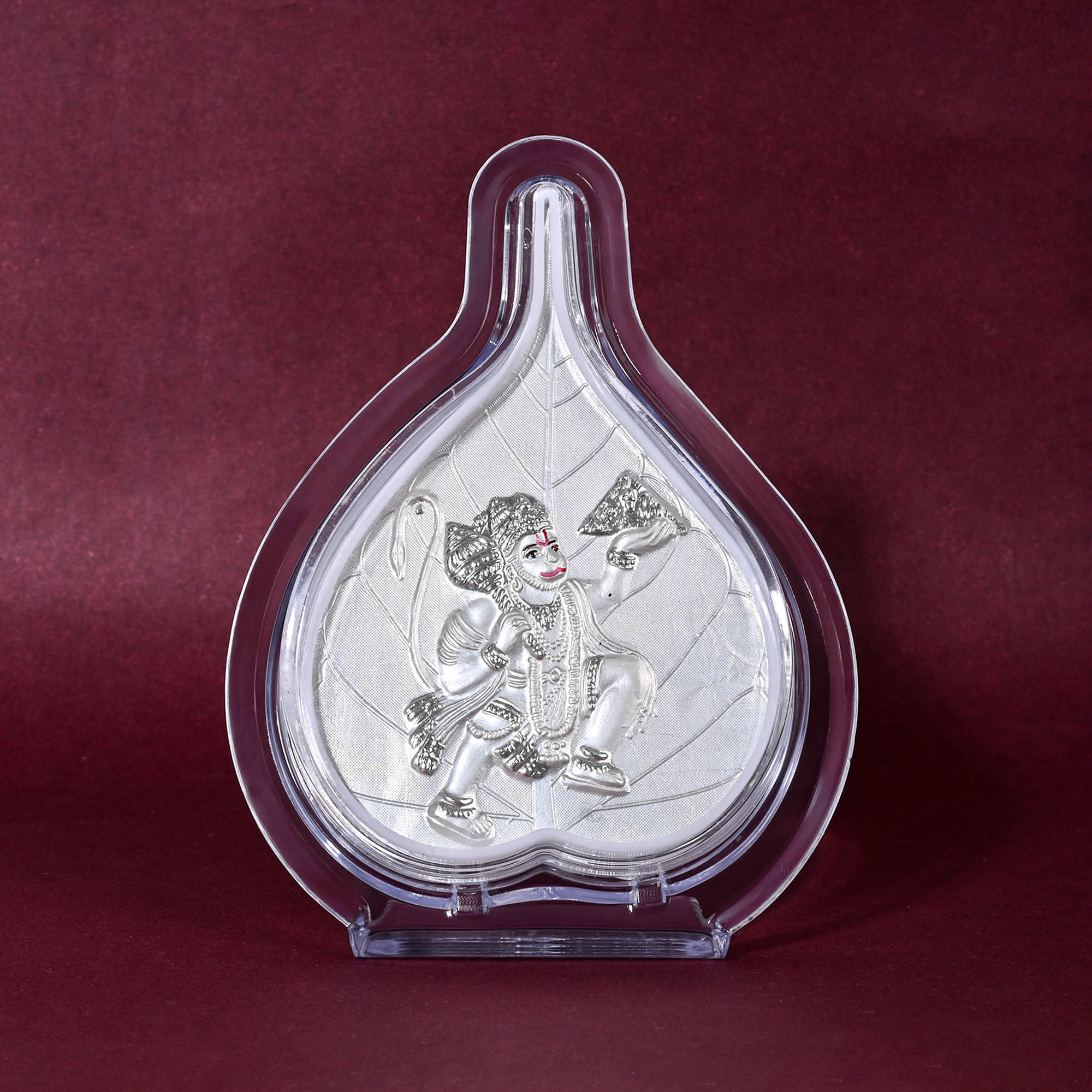999 Silver Hanuman Ji Idol Frame