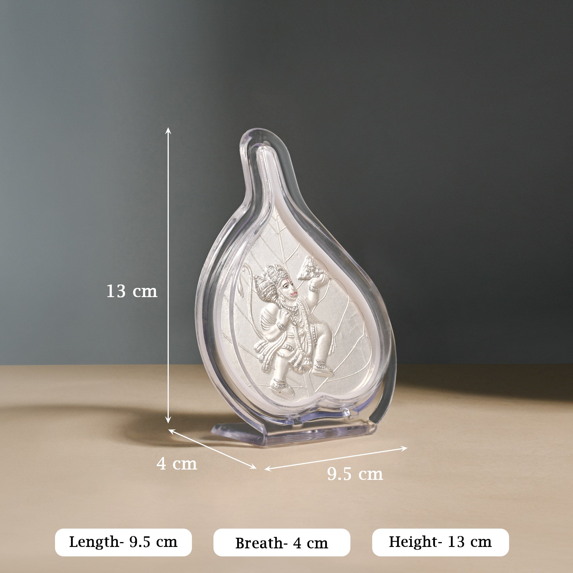 999 Silver Hanuman Ji Idol Frame