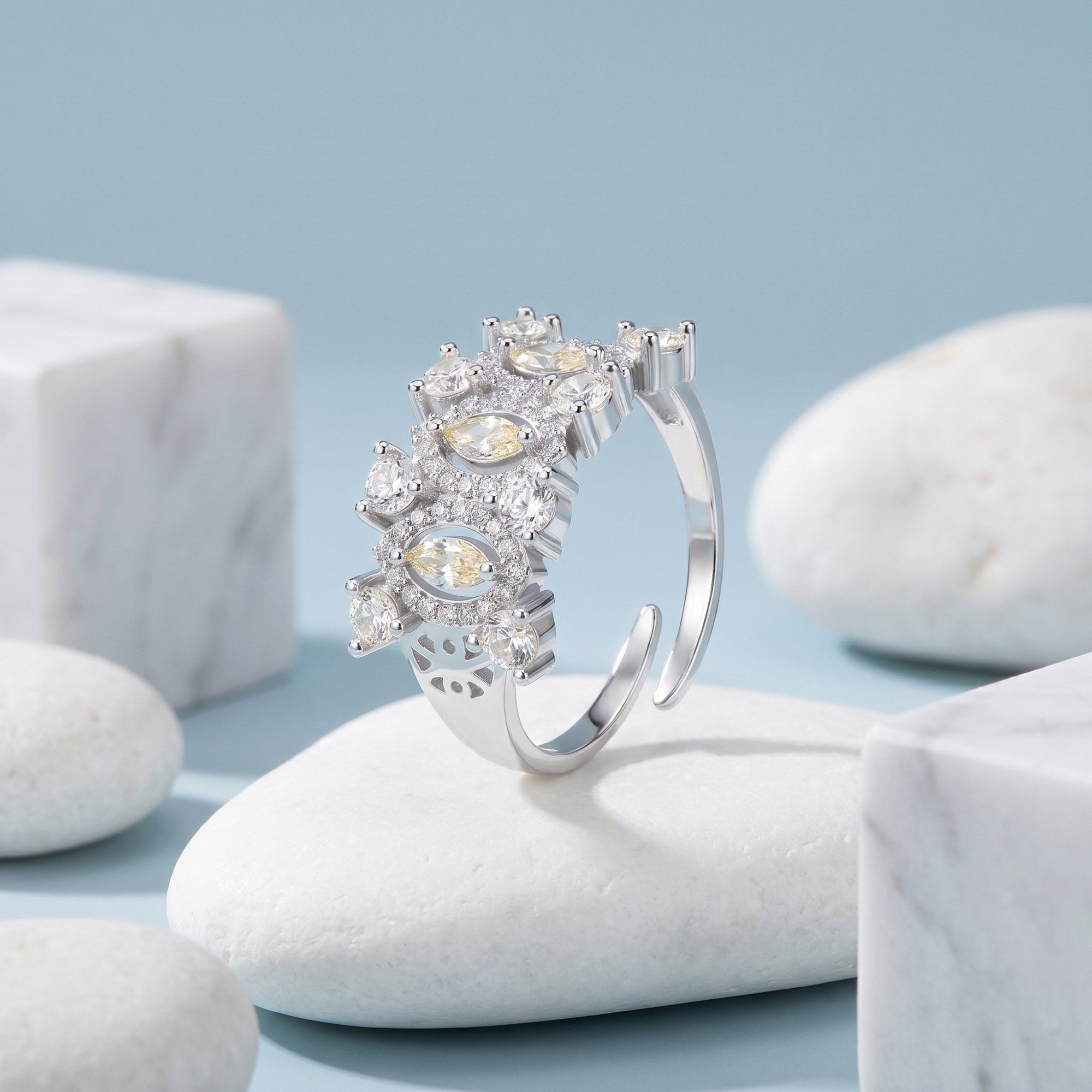 Royal Yellow Stone Ring