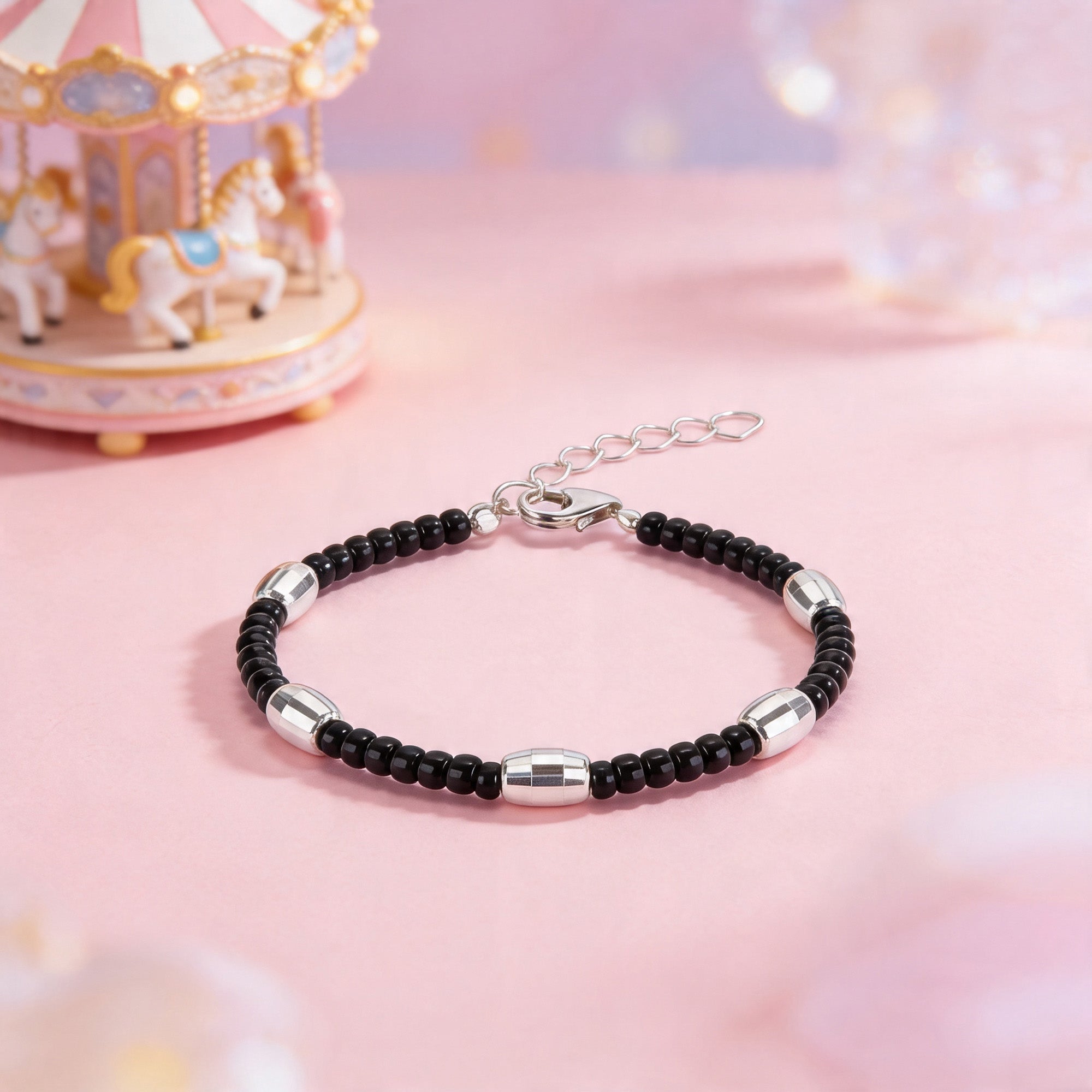 Midnight Mirror Kids Anklet
