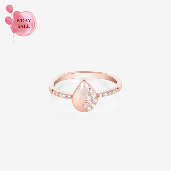Droplet Delight Rose Gold Ring - Touch925