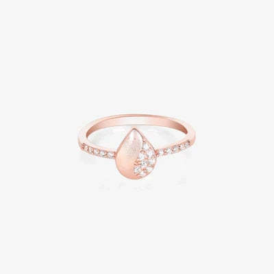 Droplet Delight Rose Gold Ring