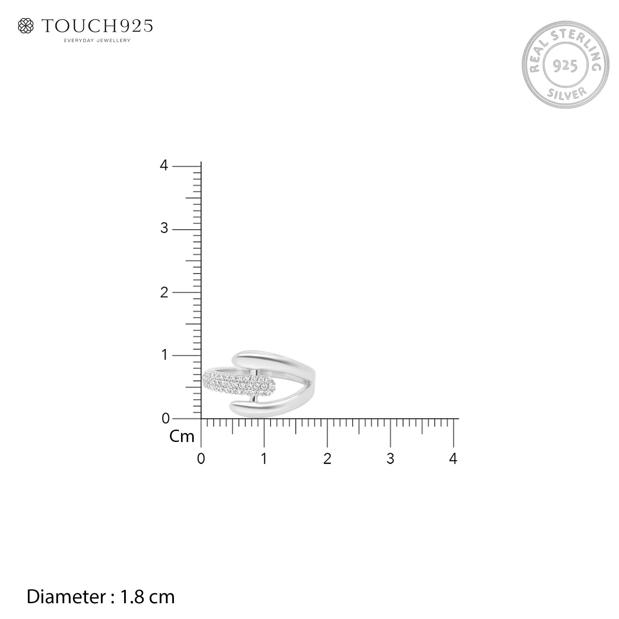 Credence Silver Ring