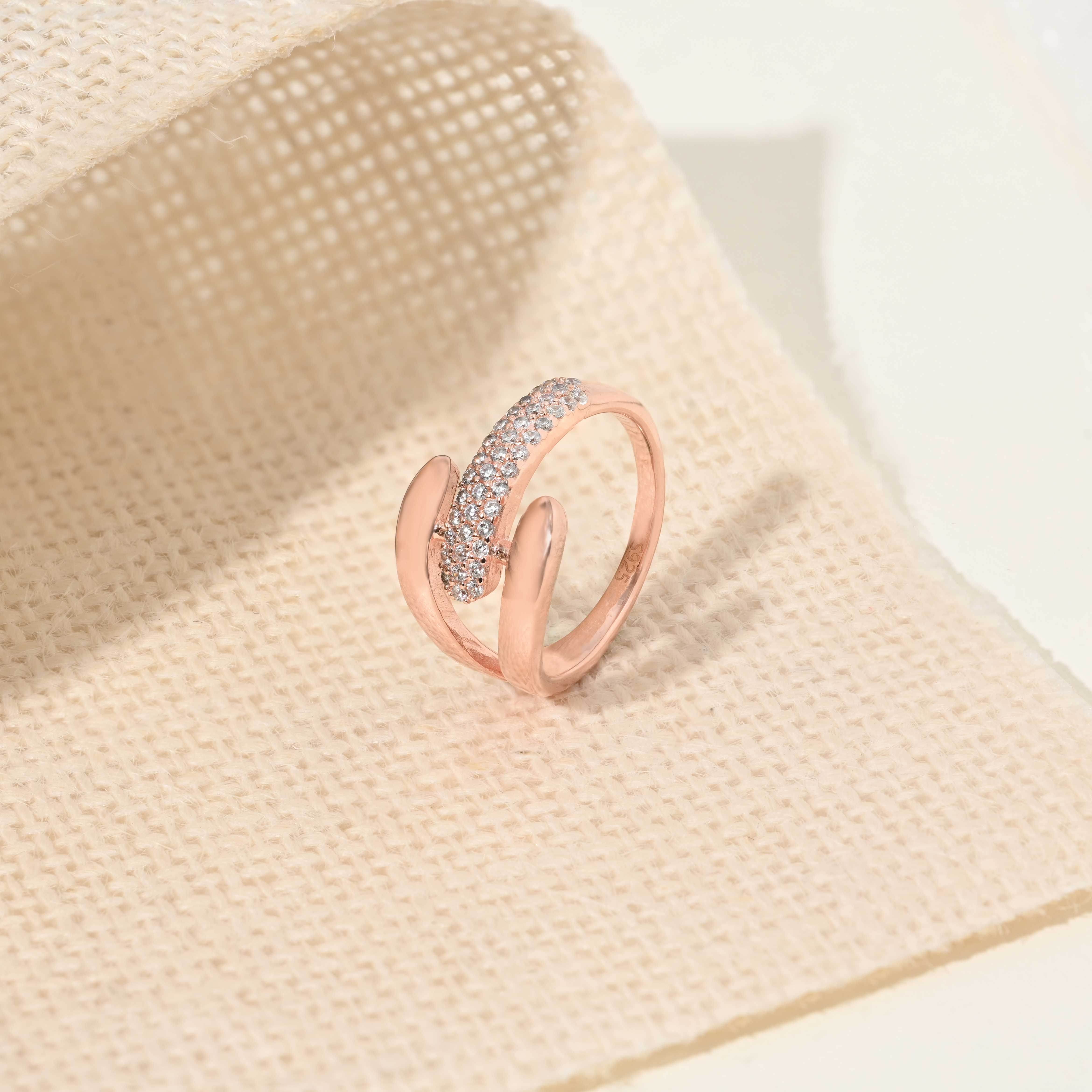 Credence Silver Ring