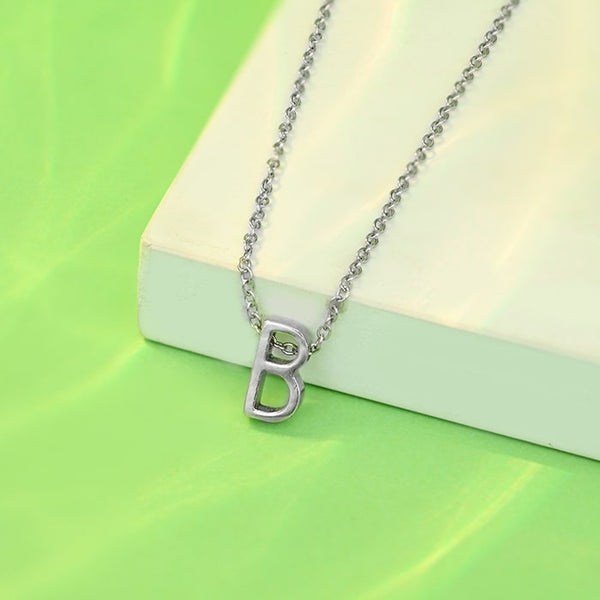 "B" Initial Necklace