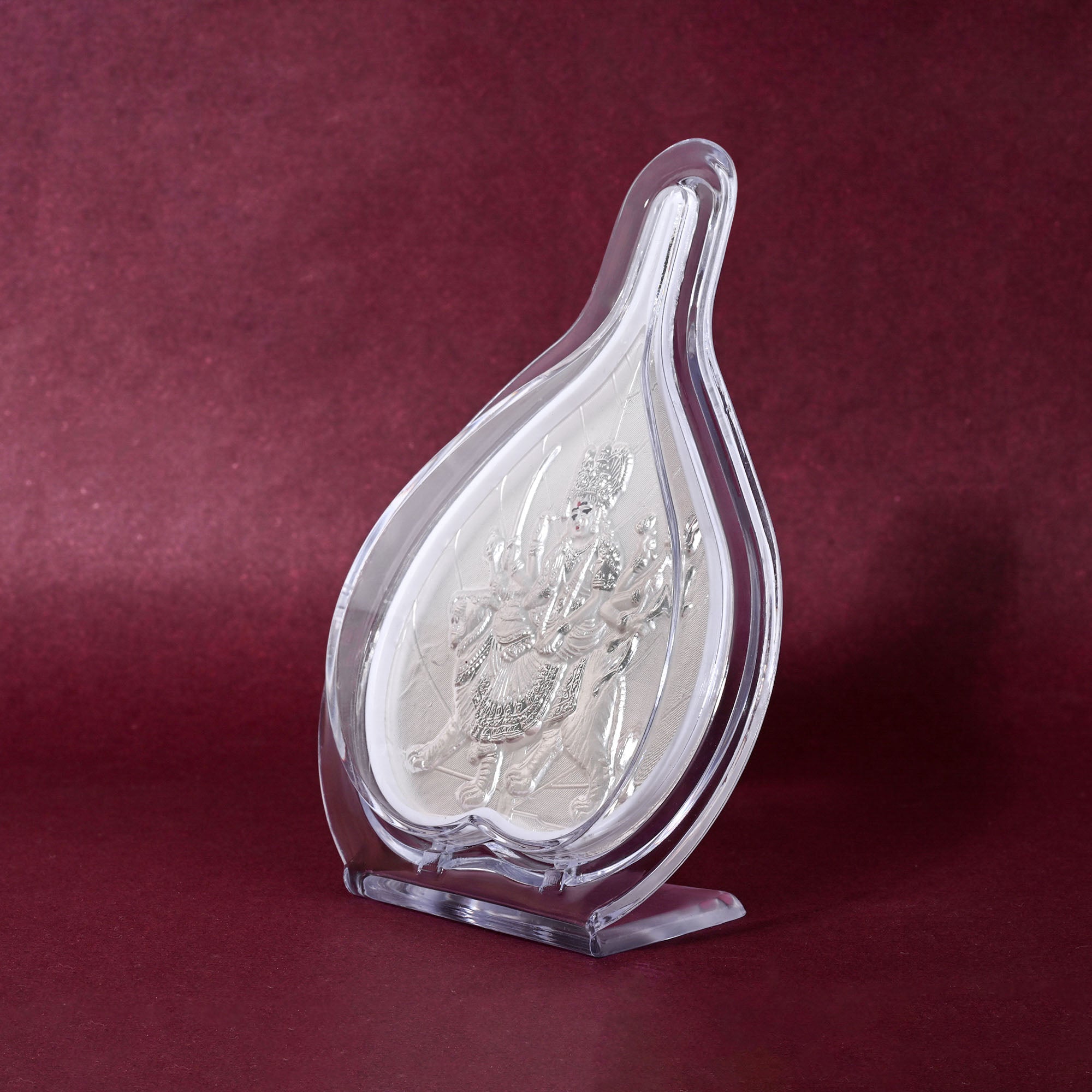 999 Silver Durga Maa Idol Frame