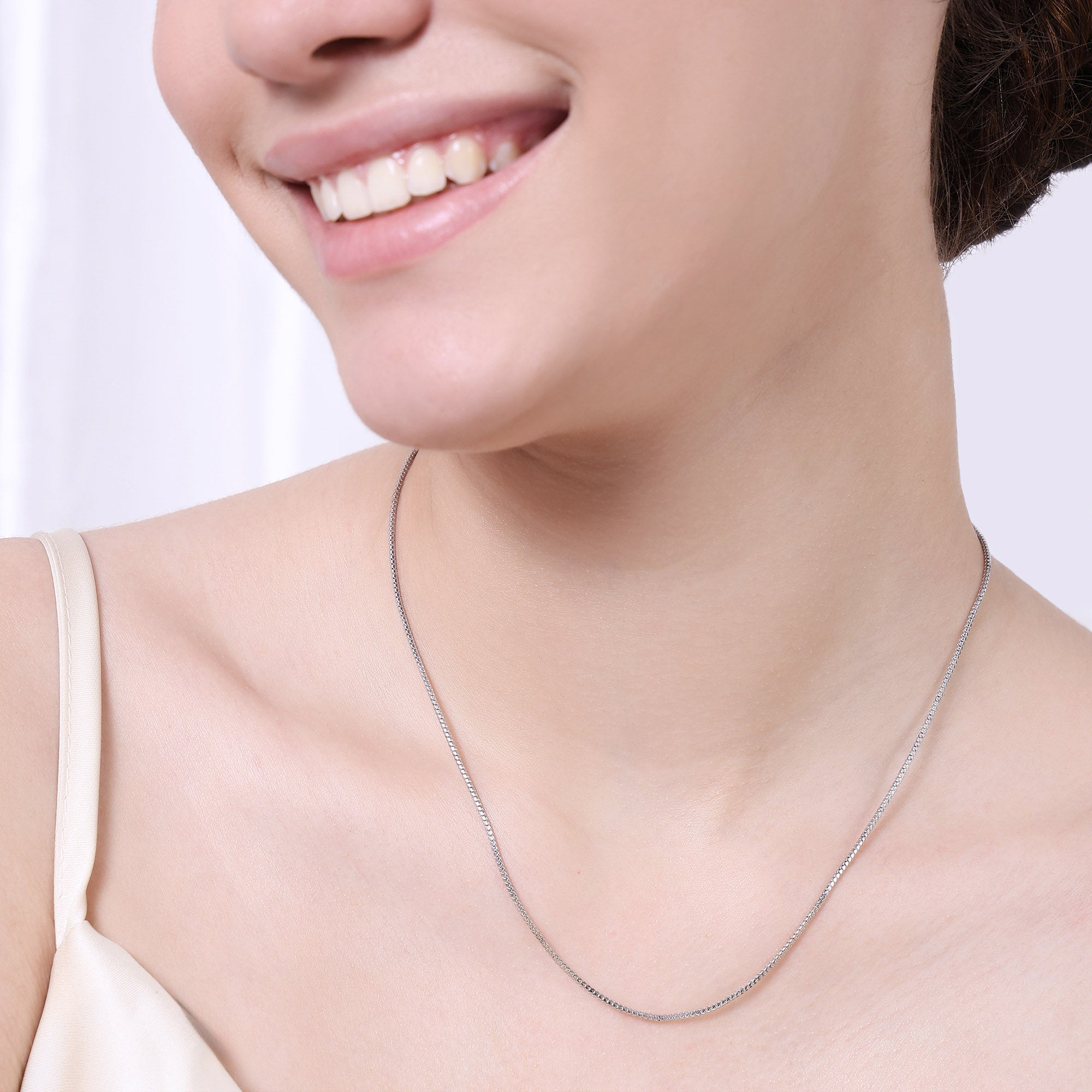 Fishbone Silver Chain