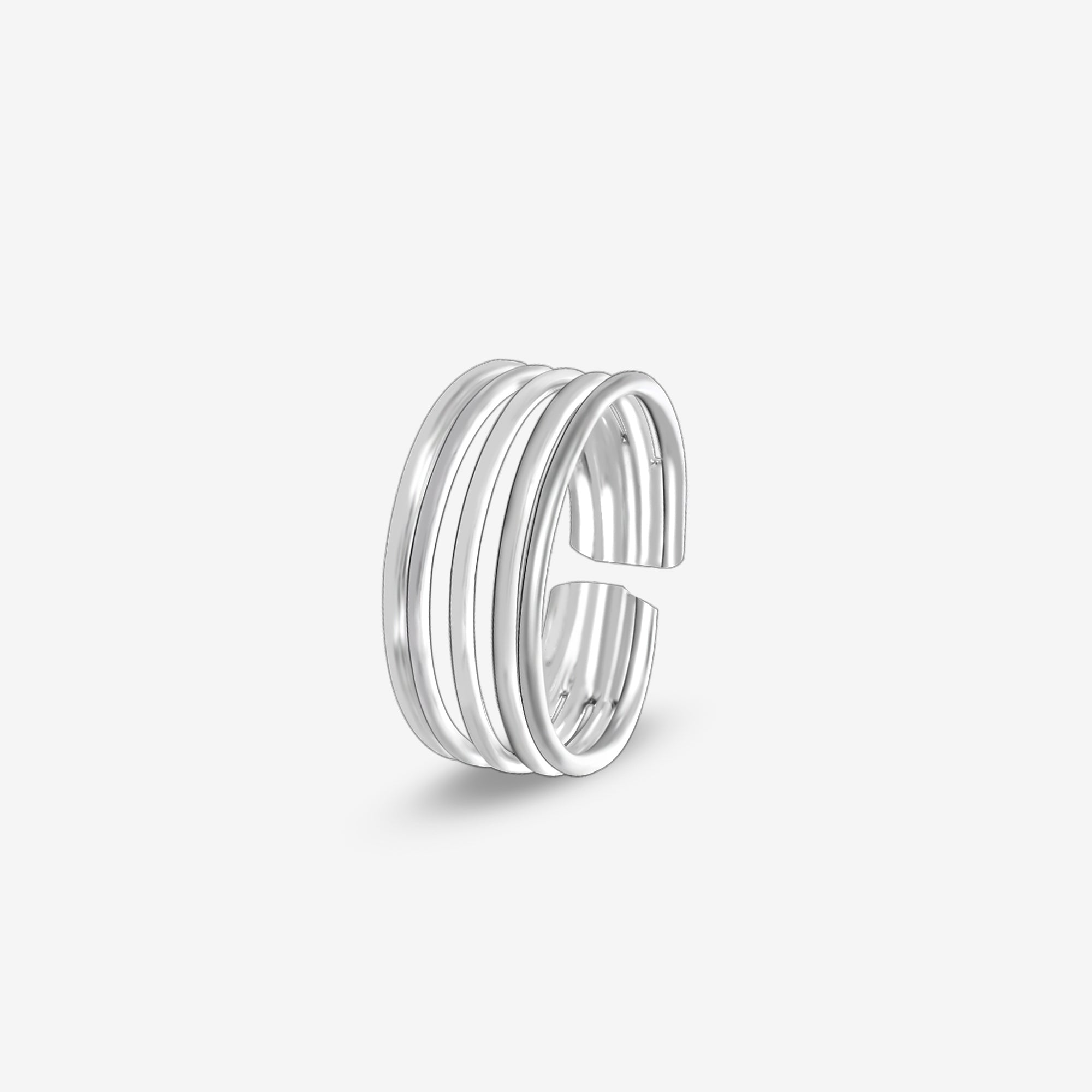 Multi Layered Band Toe Ring