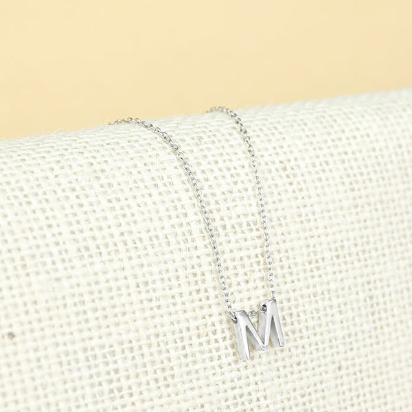 Majestic M Initial Necklace