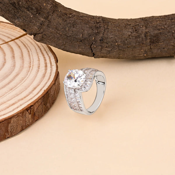 Majestic Brilliance Silver Ring