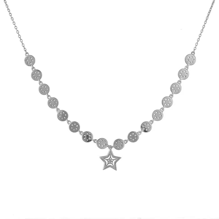 Starry Circlet Necklace - Touch925