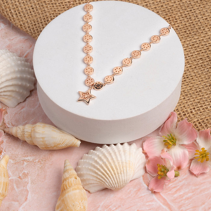 Starry Circlet Necklace - Touch925