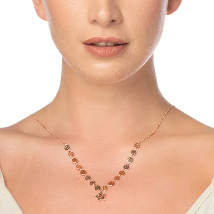 Starry Circlet Necklace - Touch925