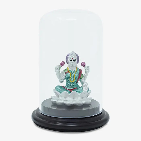 999 Silver Padma Lakshmi Ji Eternal Form Idol