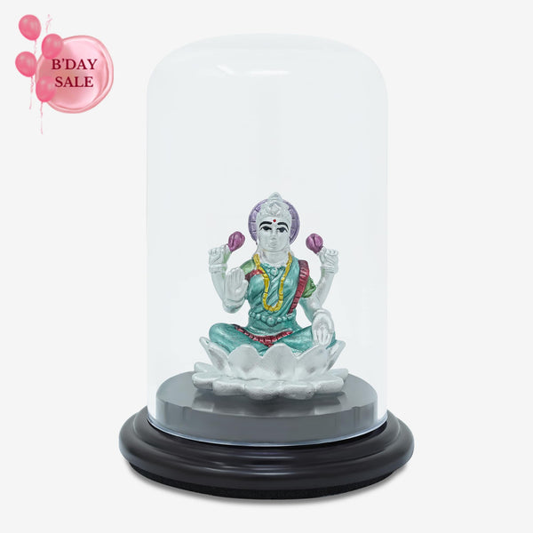 999 Silver Padma Lakshmi Ji Eternal Form Idol - Touch925