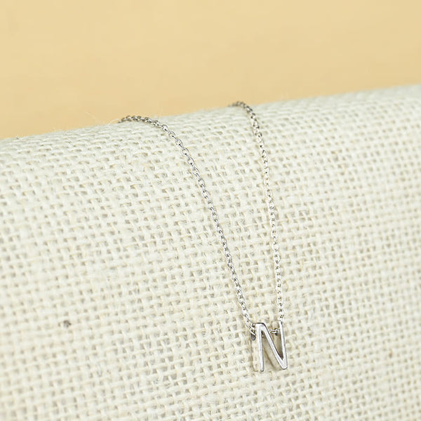 Noble N Initial Necklace