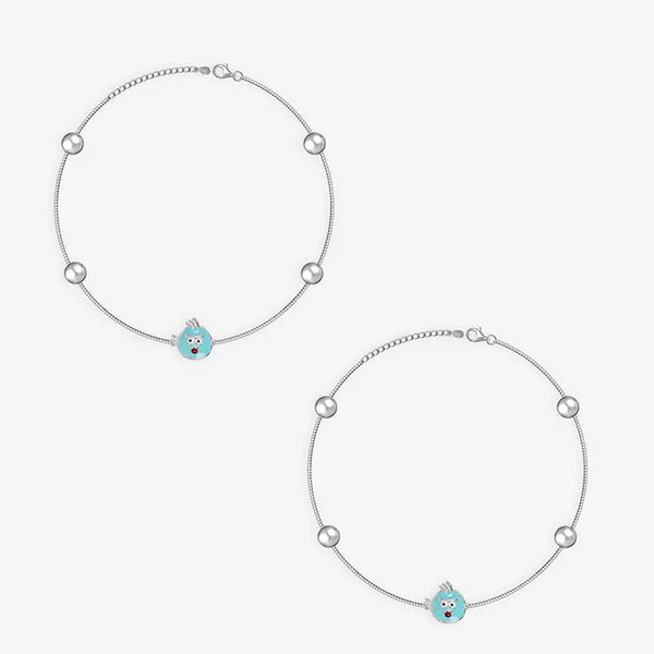 Sky blue cute baby Anklet