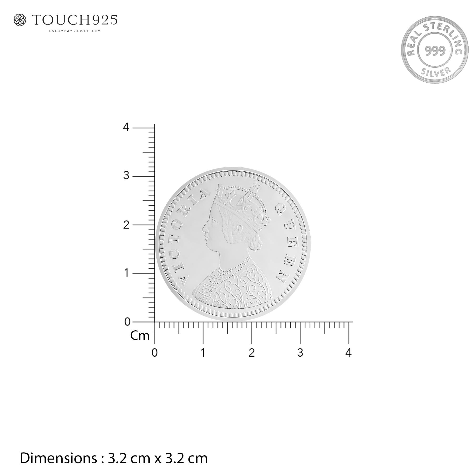 Pure 999 Silver 10g Queen Victoria Coin