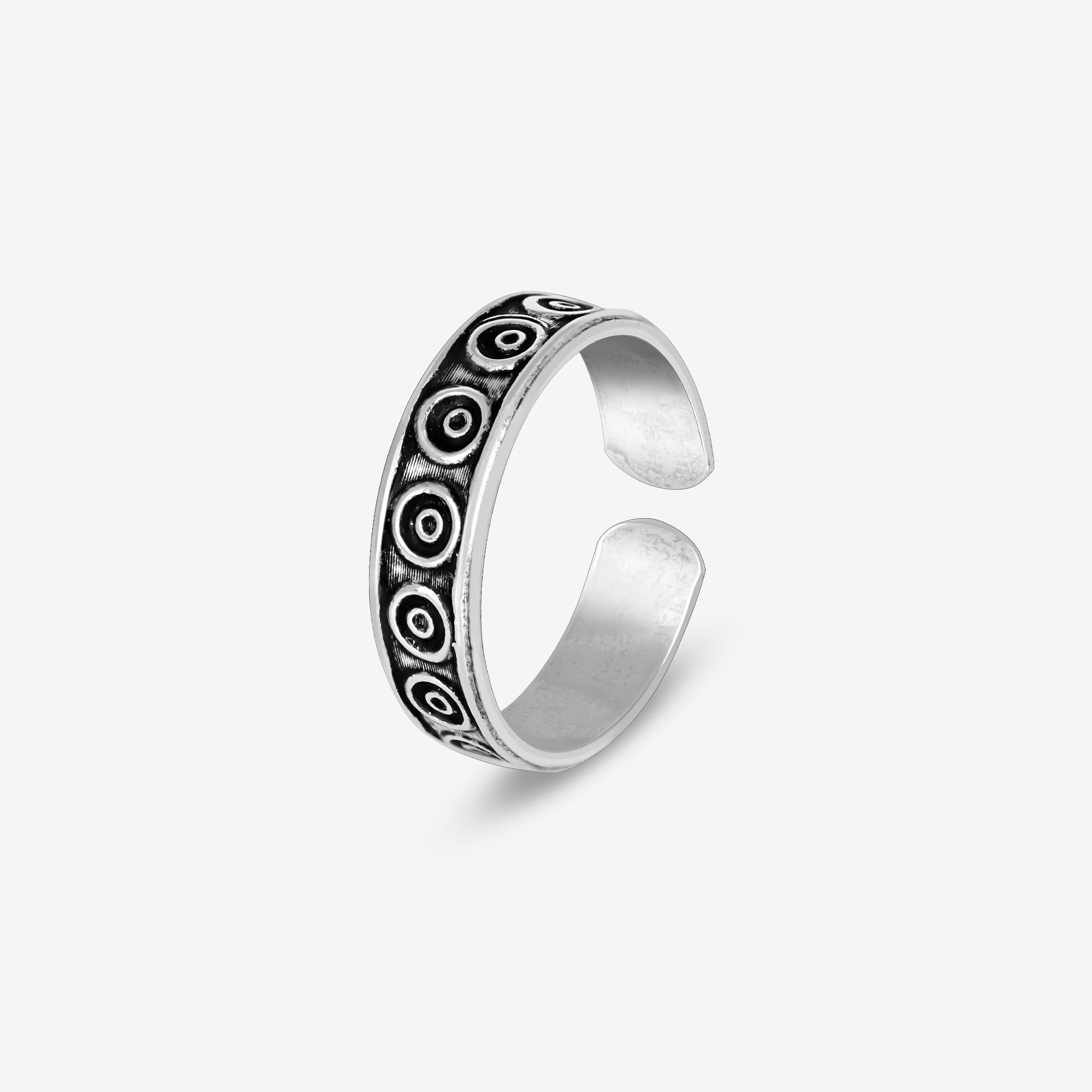silver toe rings