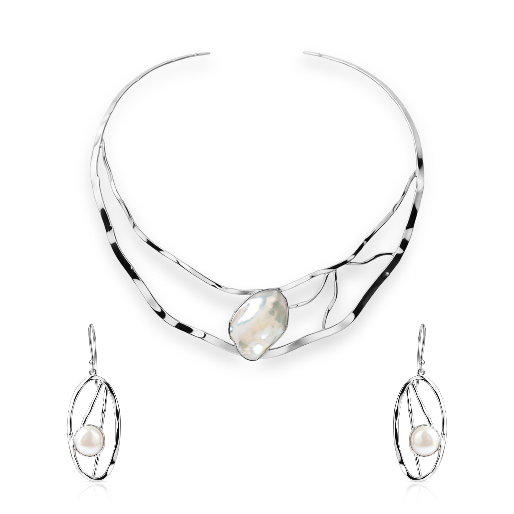 Marine Branch Necklace Set