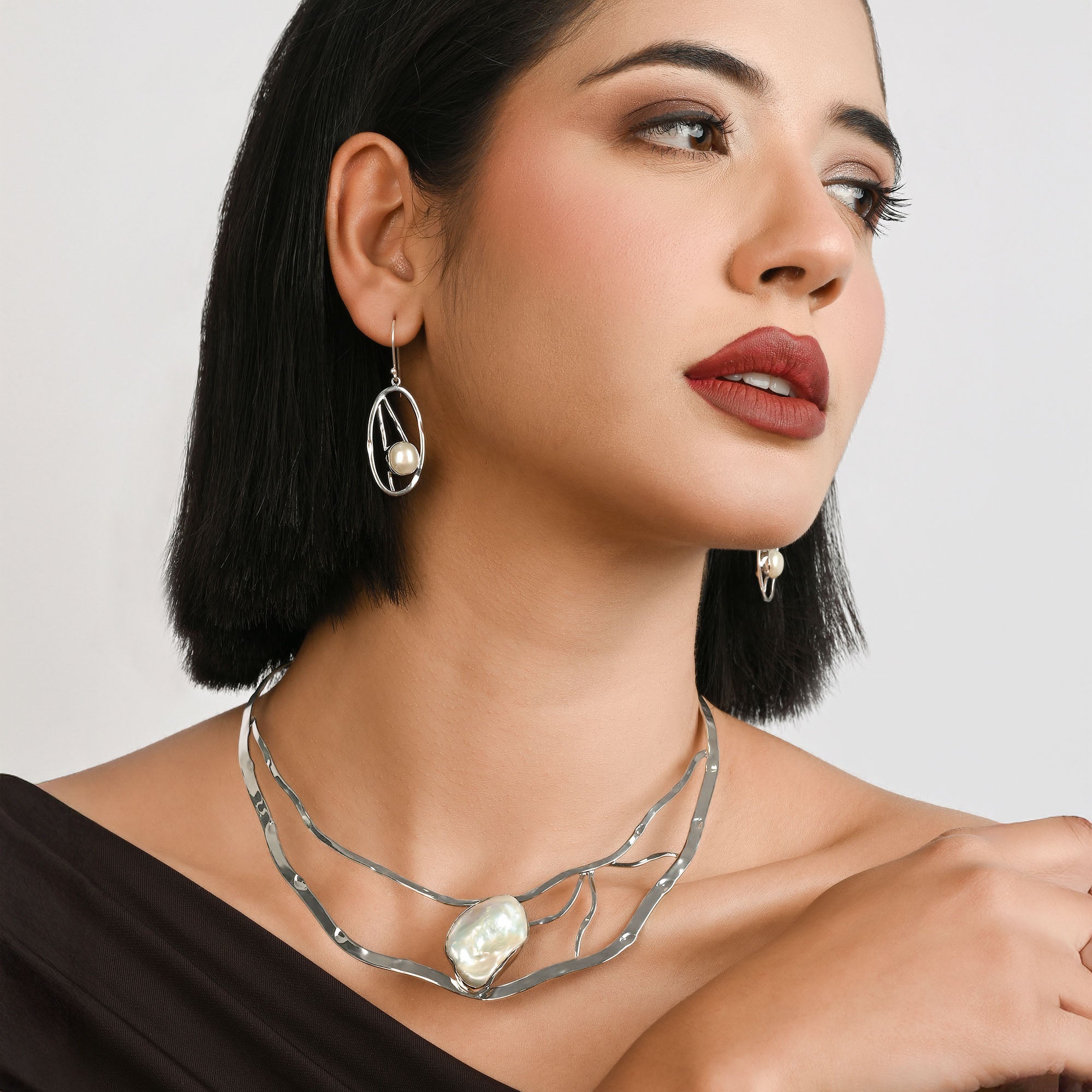 Marine Branch Necklace Set