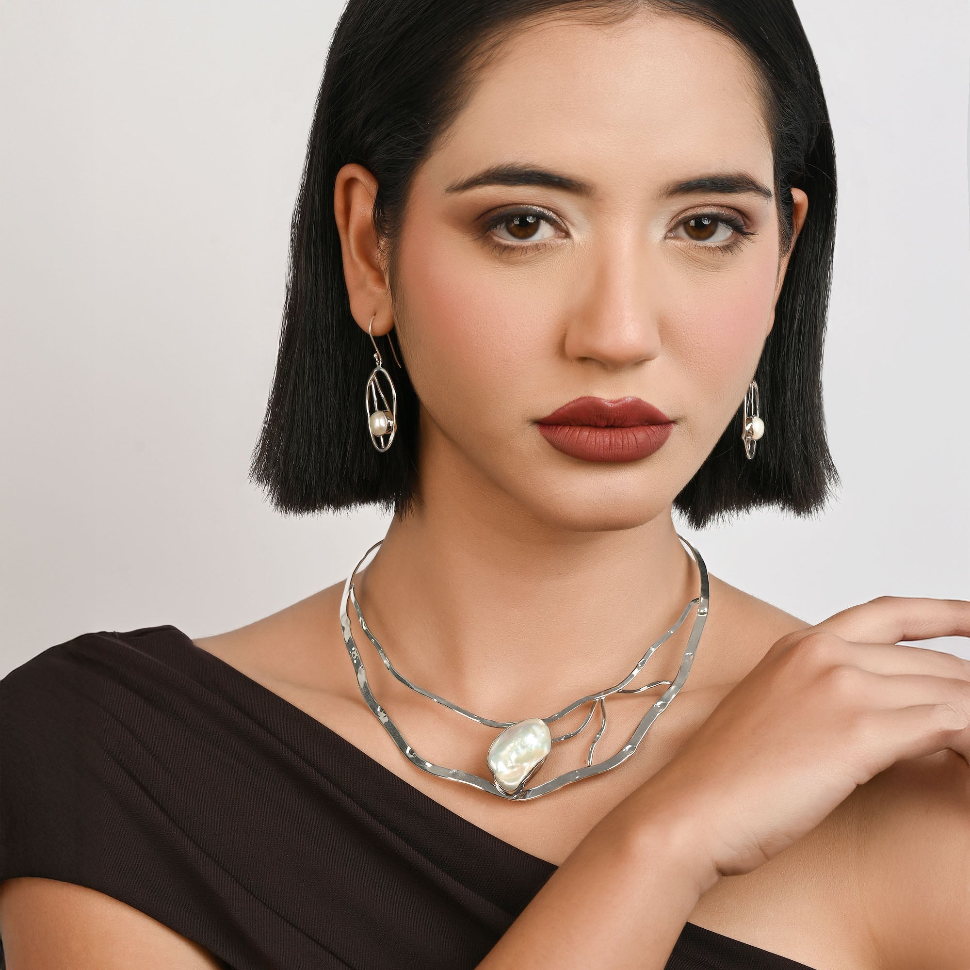 Marine Branch Necklace Set