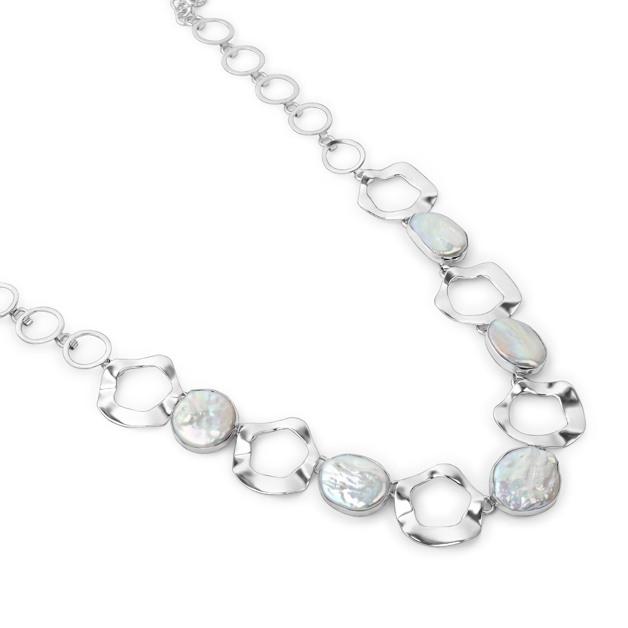 Wavy Link Necklace