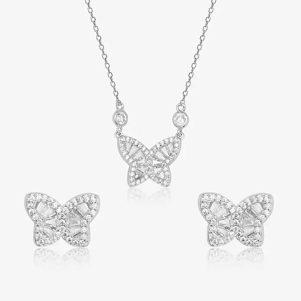 Whispering Wings Necklace Set