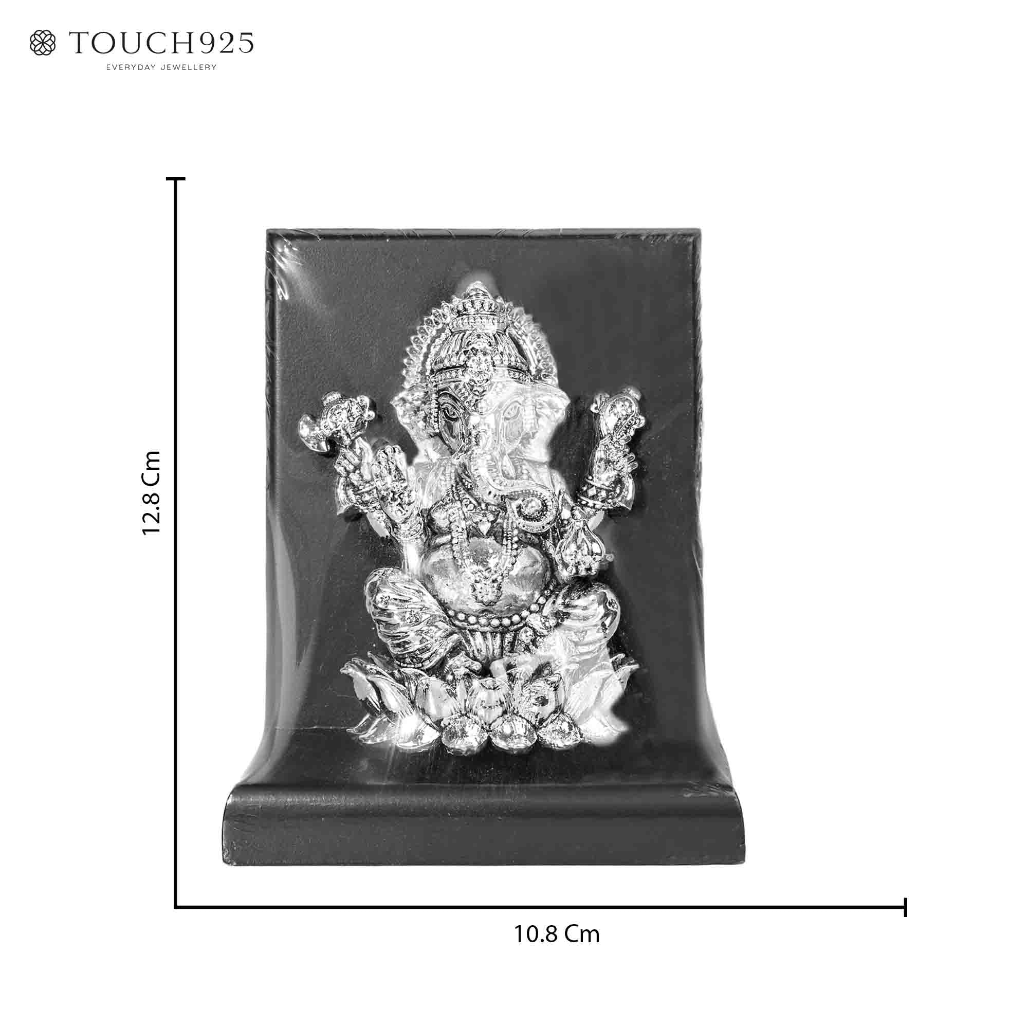 999 Silver Ganesh Ji Decorative Idol