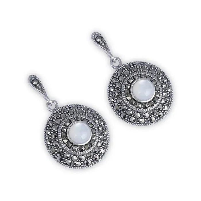 Radiant Orb Elegane Silver Pendant Set - Touch925