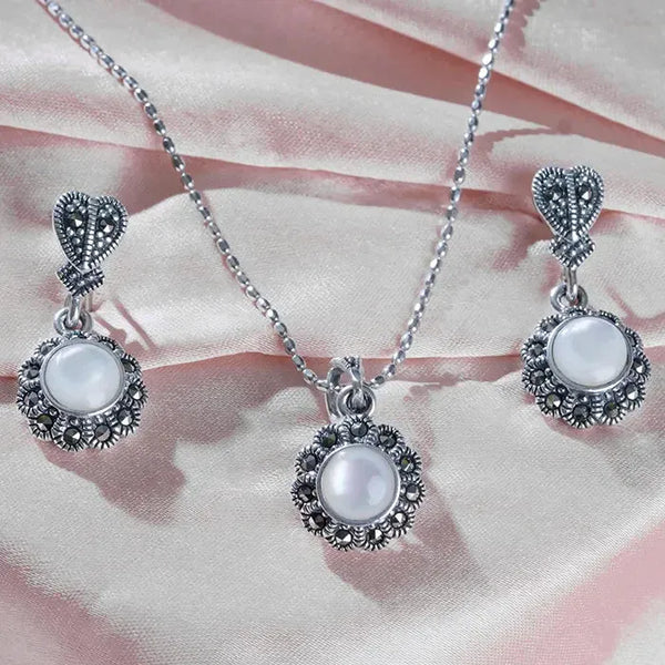 Dazzling Whimsy Silver Pendant Set - Touch925