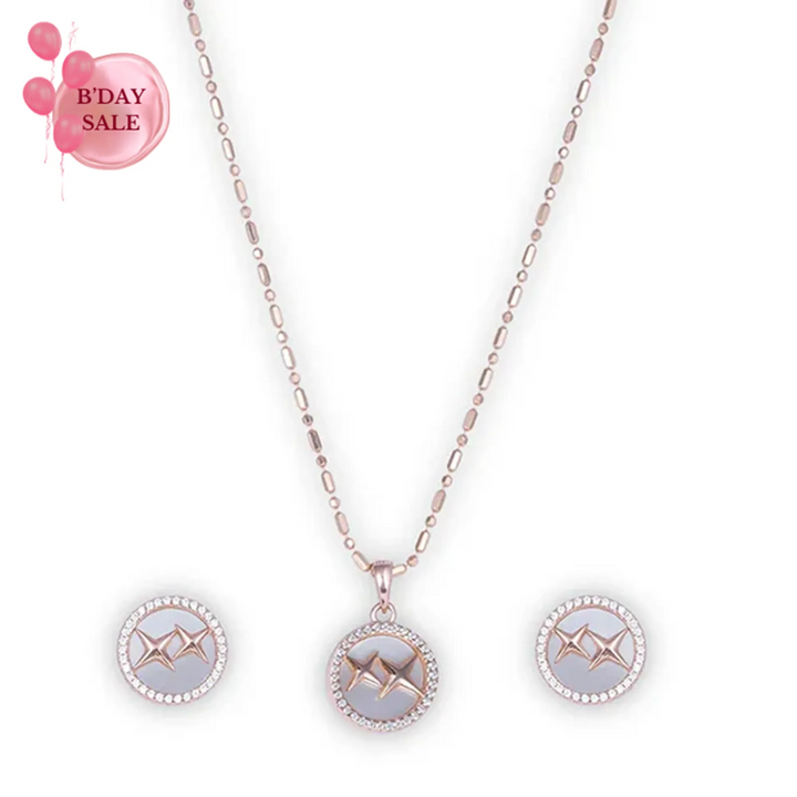 Rosy Radiance Pendant Set - Touch925