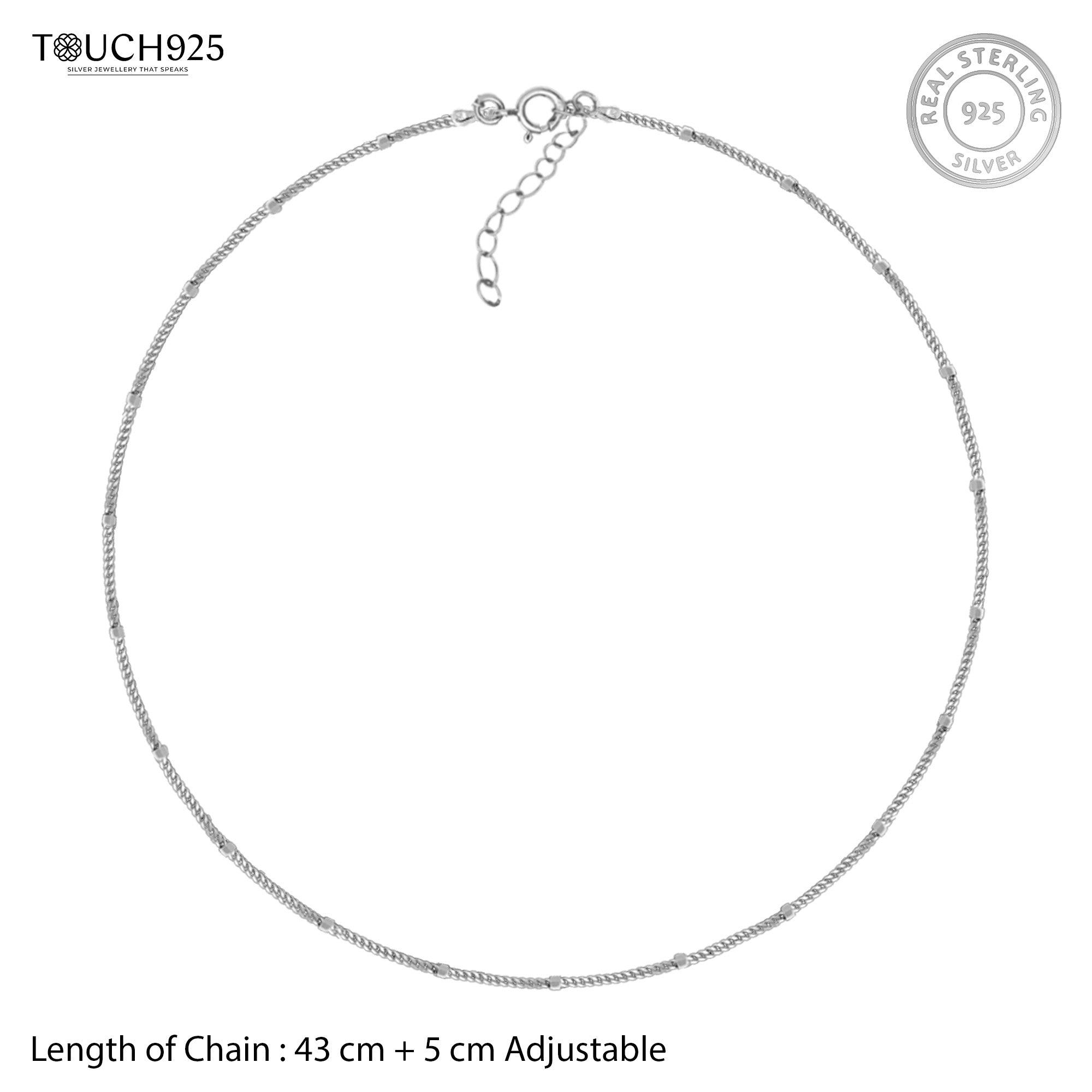 Women silver chain
