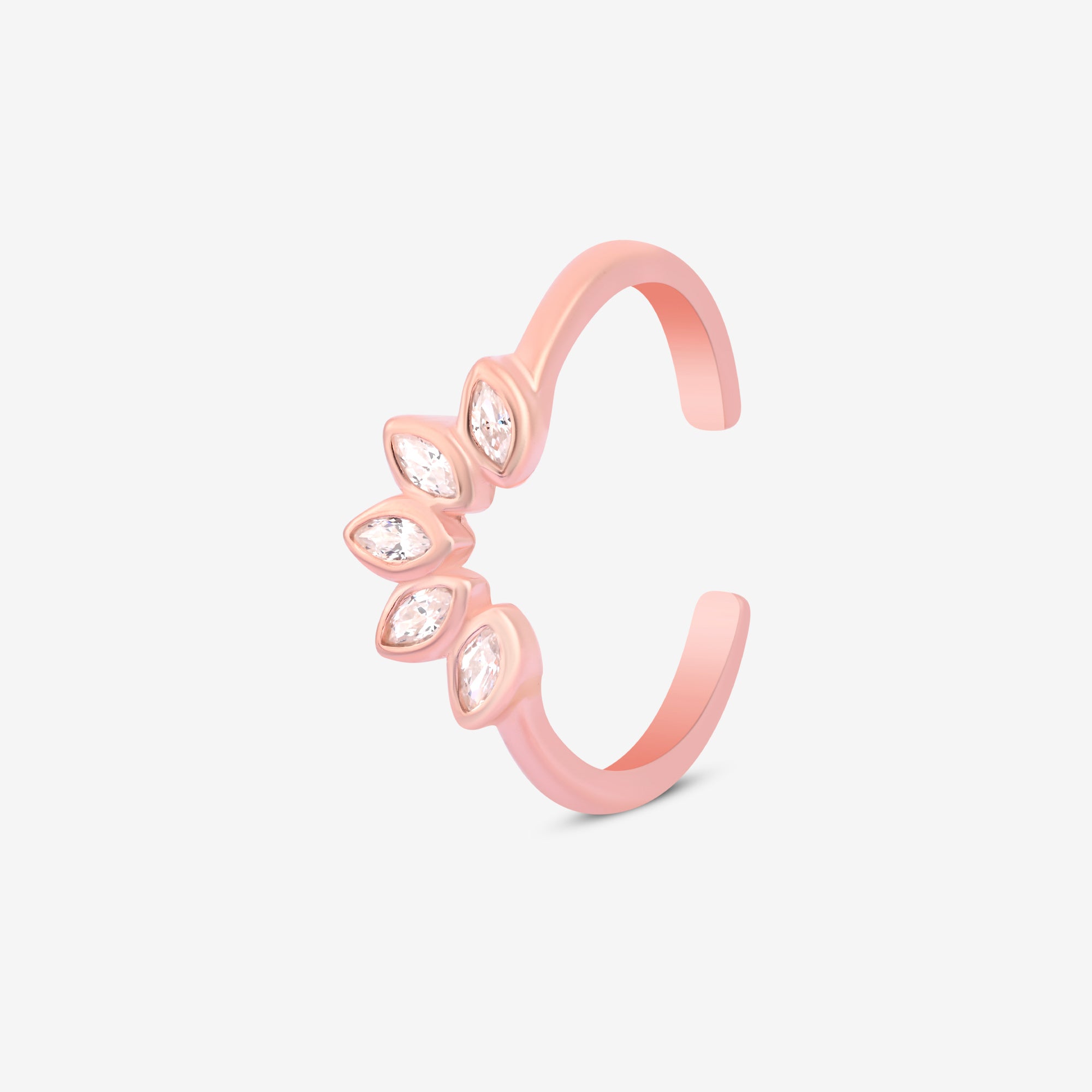 silver toe rings