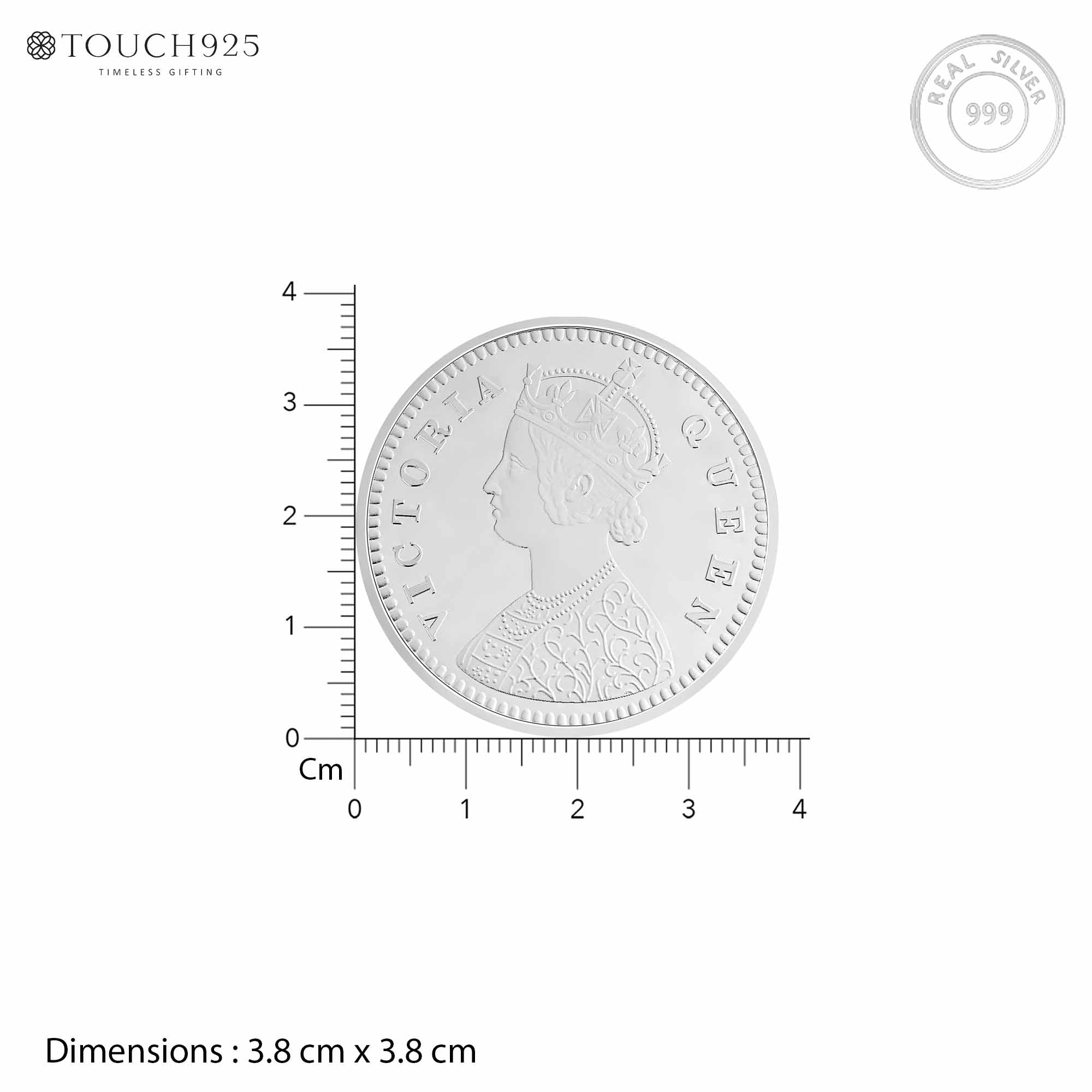 10-100g Queen Victoria Pure 999 Silver Coin