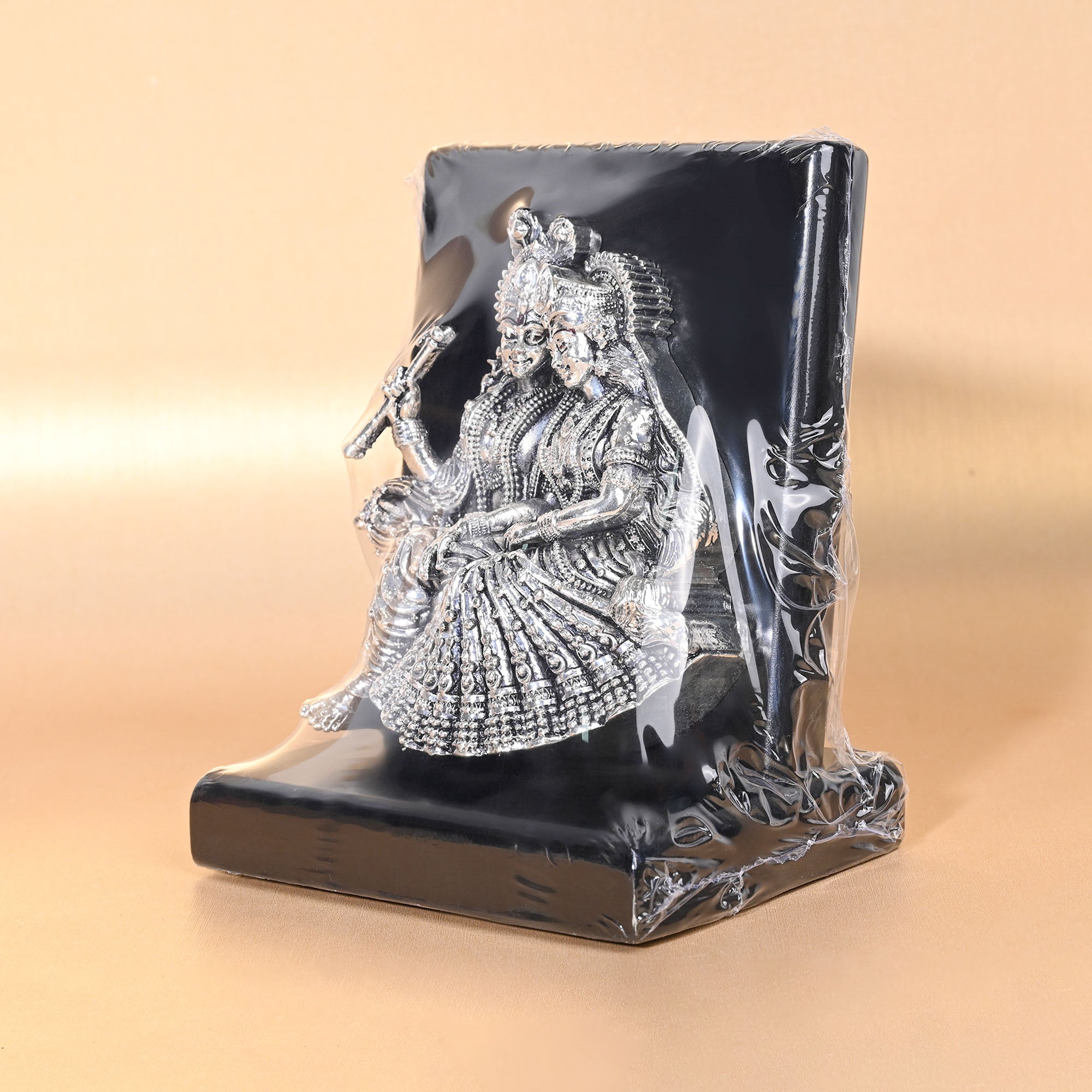 999 Silver Radha Krishna Decorative Idol
